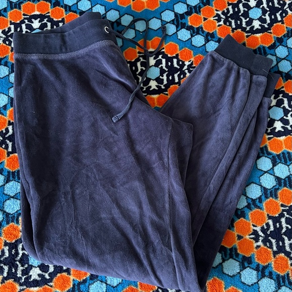 GAP Pants - Gap Women’s Velour Navy blue joggers Gap Body